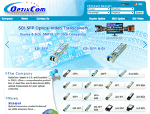 Tablet Screenshot of opticaltransceiver.com